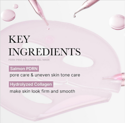 Mascarilla facial hidratante con colágeno